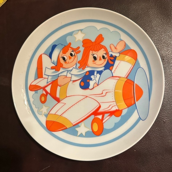 Raggedy Ann & Andy Plate - Picture 1 of 4